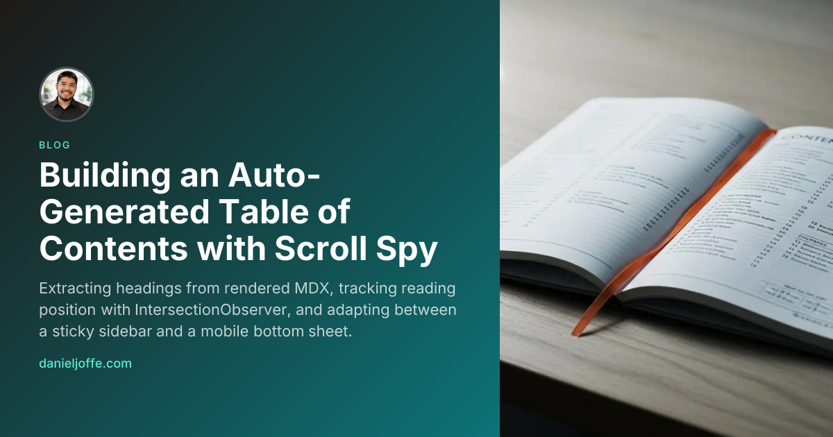 Blog | Building an Auto-Generated Table of Contents with Scroll Spy ...